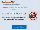 Car Loans For Bad Credit With No Down Payment Pictures