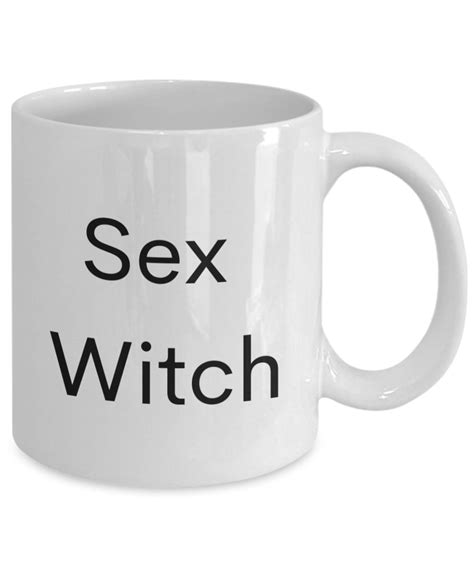 Sex Witch Mug Novelty Goddess Orgasm Coffee Cup Sexy Woman Etsy Free