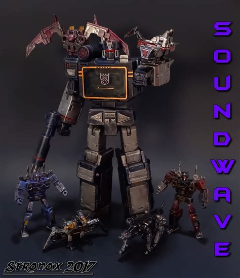Stronox Custom Figures Transformers Masterpiece Soundwave