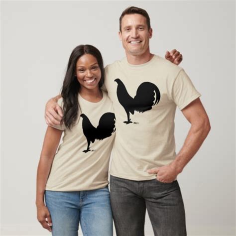 Gamecock Rooster Silhouette T Shirt Zazzle