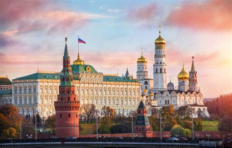 Wallpaper Church Moscow The Kremlin Wall The Capital Of Russia The