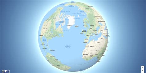 Spherical Map Of The World