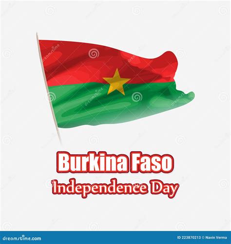 Vector Illustration For Burkina Faso Independence Day Stock Vector