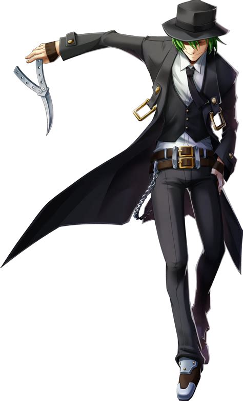 hazama from blazblue game art