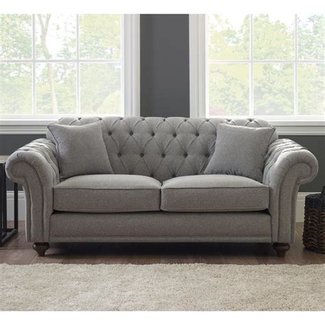 All sofas can be custom made to meet your design requirements. Bordeaux Button Back 2 Seater Fabric Sofa, Mushroom ...