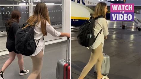 Traveller Turns Heads At Airport Over Nude Pants News Com Au Australias Leading News Site