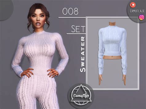 Set 008 Sweater By Camuflaje At Tsr Sims 4 Updates