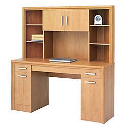 Establish your home office or renovate your company office by choosing the right desks. Office Depot Brand State Street Corner Desk With Hutch 62 ...