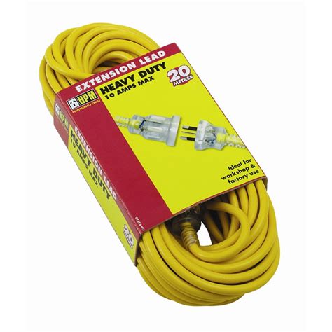 Never use an extension cord that is designed for indoor use, outdoors. HPM Handyman 20m 10amp 1mm Core Heavy Duty Extension Lead