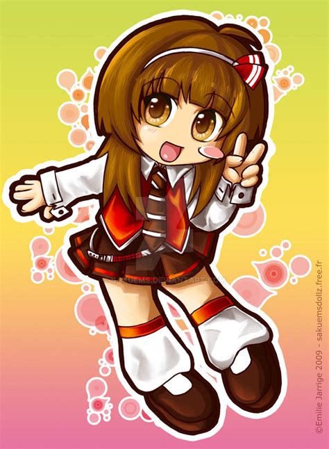 Chibi Schoolgirl By Sakuems On Deviantart