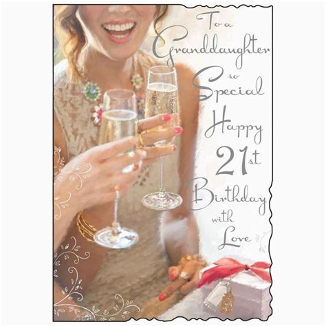 21st Birthday Card Messages For Granddaughter Birthdaybuzz