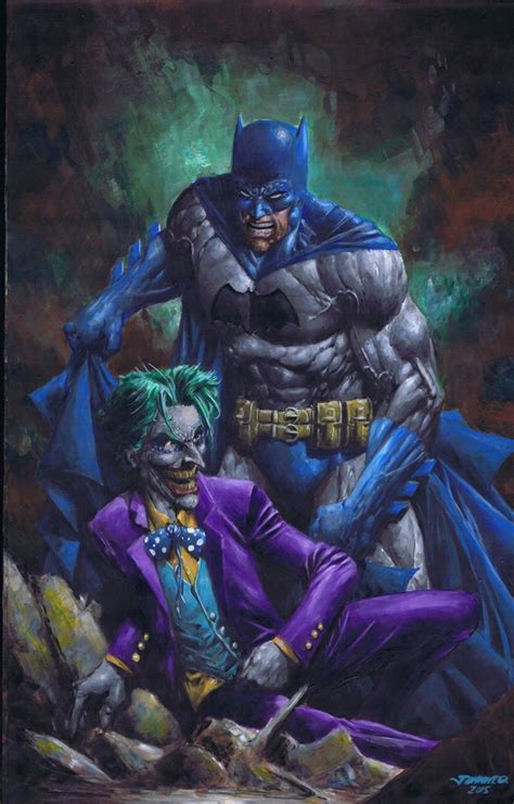 Willie Comic Art Batman Vs Joker Art Batman Vs Joker