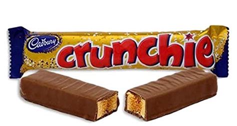 cadbury crunchie bars total 24 bars of british chocolate candy cadbury crunchie