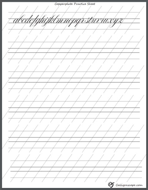 Calligraphy Worksheets Free Printable
