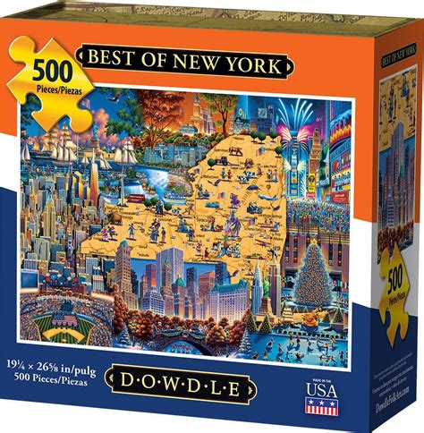 Shop for 500 piece jigsaw puzzles in puzzles. Dowdle Jigsaw Puzzle - Best of New York - 500 Piece ...