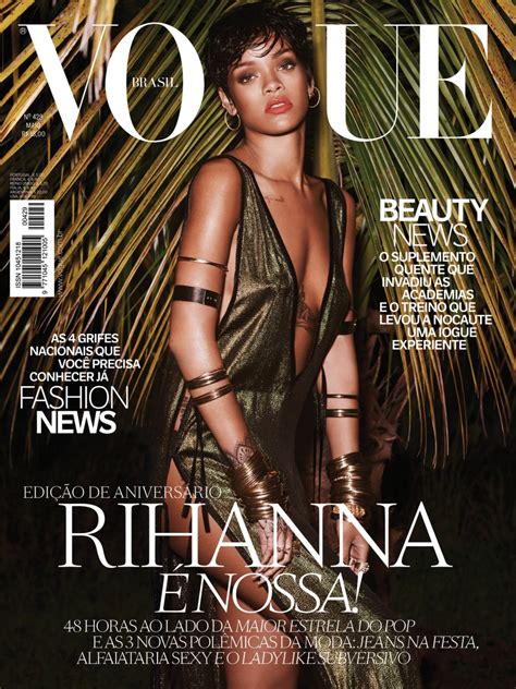 Rihanna On Vogue Brazil May 2014 Cover