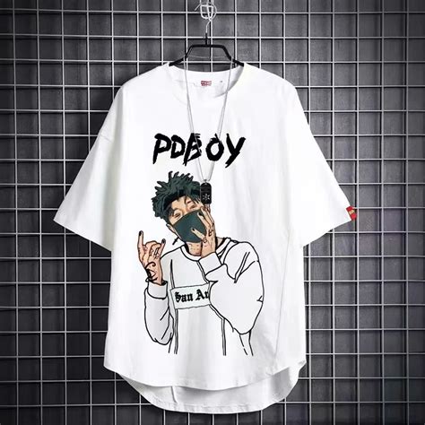 【m 3xl】pdboy Summer Mens Short Sleeved T Shirt Mens Tide Brand Ins