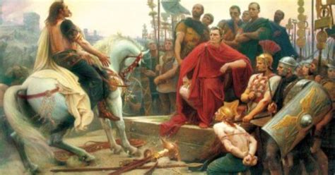 Vercingetorix Throws Down His Arms At The Feet Of Julius Caesar Lionel