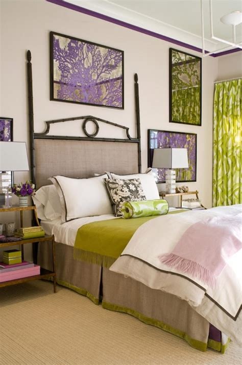 juicy green accents  bedrooms  stylish ideas digsdigs