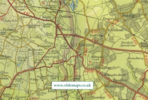 Uxbridge Map