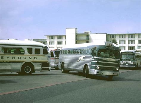 A Greyhound Silversides Leaves The San Francisco Terminal In June 1968