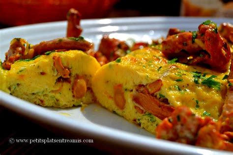 Omelette aux girolles