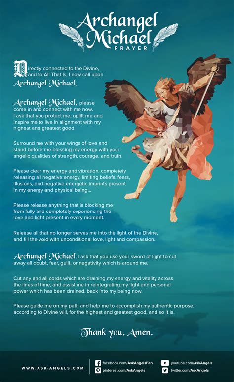 St Michael Archangel Prayer St Michael Prayer Archang