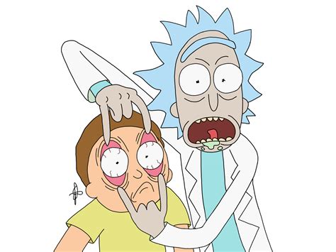 Dibujo Rick And Morty Dibujos Ipad