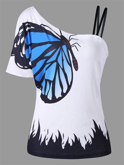33 Off Short Sleeve Butterfly T Shirt Rosegal