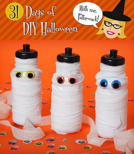 Mummy Water Bottles Halloween Kids Halloween Crafts Halloween Diy