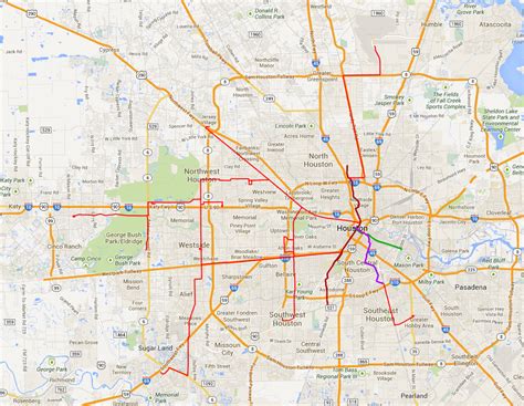 Houston Metro Rail Map World Map 07