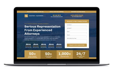 Lawyer Landing Page | Law Firm Landing Page Design ...