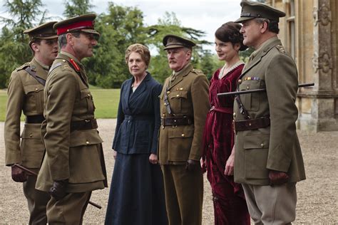 downton abbey countess cora crawley and isobel crawley with robert crawley and dr clarkson
