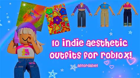 10 Indie Aesthetic Roblox Outfits For Girls Youtube