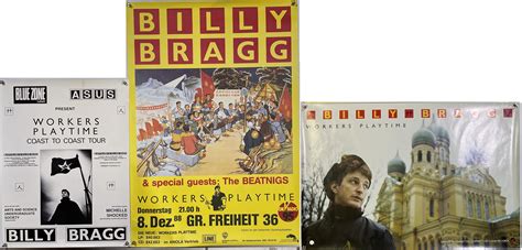 Lot 235 Billy Bragg Workers Playtime Era Posters