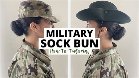 How To Military Sock Bun Donut Bun Tutorial The Perfect Bun For