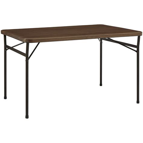 Free shipping cash on delivery best offers. Mainstays 48" Faux Wood Folding Table, Walnut - Walmart ...