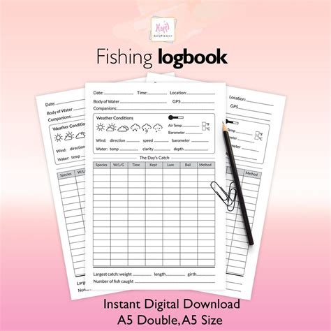 Fly Fishing Journal Template