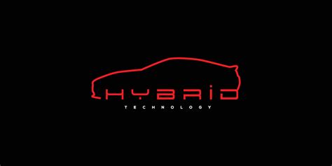 Modern Hybrid Tech Future Car Technology Logo Design 8169979 Vector Art