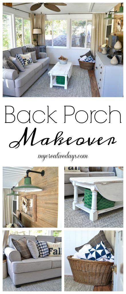 Back Porch Makeover Back Porch Makeover Porch Makeover Diy Rug