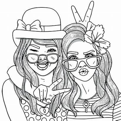 Coloring Pages Friend Friends Amazing Forever Getdrawings