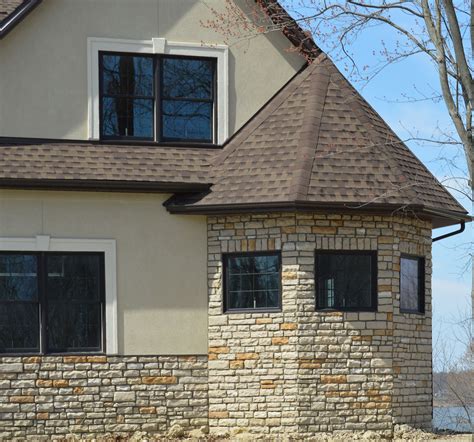 In 1909 the president's aunt and uncle, frank and clarence martin, bought the house and added the main central portion of the home. Prestige Stone Ohio White Vein Limestone | Stone porches ...