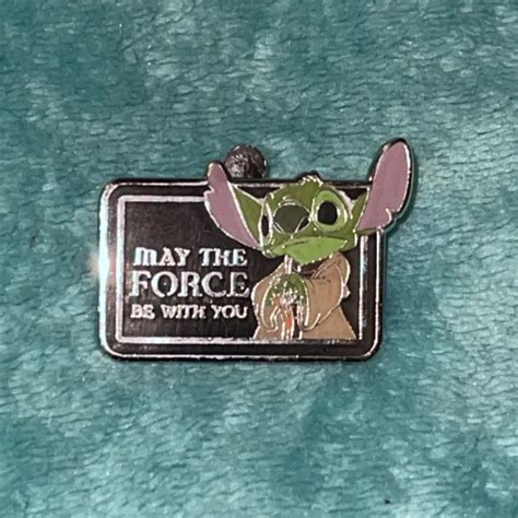 Disney Pin Starwars Stitch As Yoda Disneyland Paris May The Force Be