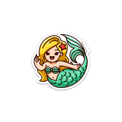 The Mermaid Sticker Blank Tag Co Reviews On Judgeme