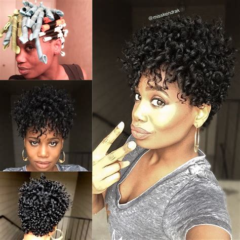 Haircuts for guys with curly hair, is naturally straight or wavy, you can use a smaller curling iron curling hair in each direction and tease the wires when you're done. Curl formers rod set on natural hair | Natural hair styles ...