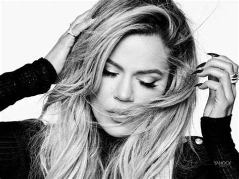 Apparently, this is one way to cope with the psychological trauma of finding oneself alone again. Khloe Kardashian: Yahoo Style Photoshoot -01 - GotCeleb