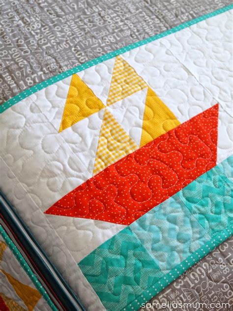 Free applique patterns, reverse applique, holiday applique, no sew applique, bling and embellishment lessons and patterns. Nautical Quilt Block Pattern | FaveQuilts.com