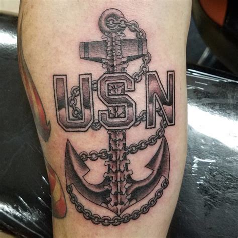Among sailors it meant strong foundation. Navy Anchor #navy #anchor #military #usn #tattoo #tattoos ...