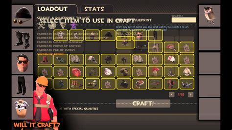 Will It Craft A Team Fortress 2 Crafting Experience Ep18 Youtube