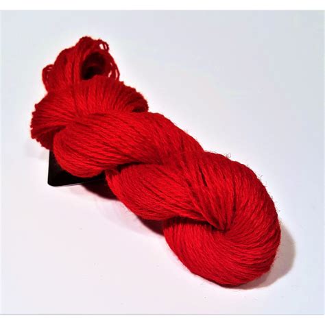 Wool Yarn100 Natural Knitting Crochet Craft Supplies Red